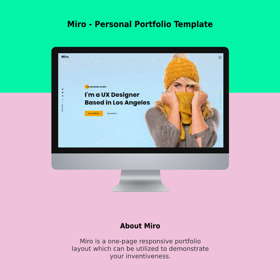 Miro - Modern & Creative CV/Resume WordPress Theme - 1